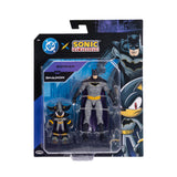 DC X Sonic The Hedgehog - 2.5 inch Shadow as Batman & 5 inch Batman Action Figure