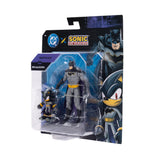 DC X Sonic The Hedgehog - 2.5 inch Shadow as Batman & 5 inch Batman Action Figure