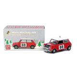 Tiny City Die-cast Model Car – Mini Cooper Rally #88 Winter Weathered Limited Ed.