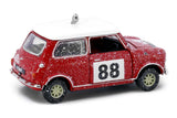 Tiny City Die-cast Model Car – Mini Cooper Rally #88 Winter Weathered Limited Ed.