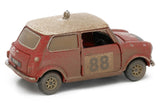 Tiny City Die-cast Model Car – Mini Cooper Rally #88 Mud Weathered