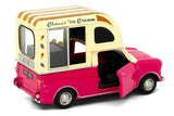 Tiny City Die-cast Model Car – Morris Mini Ice Cream Van United Kingdom (Burgundy) #01