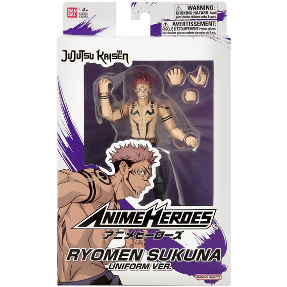 Jujutsu Kaisen Anime Heroes Ryomen Sukuna (Uniform Ver.) Action Figure