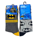 DC Comic - Batman 4 Crew Pack Socks Shoe Size 13 - 3