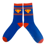 DC Comic - Superman 4 Crew Pack Socks Shoe Size 13 - 3
