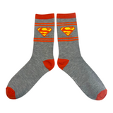 DC Comic - Superman 4 Crew Pack Socks Shoe Size 13 - 3