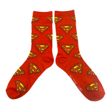 DC Comic - Superman 4 Crew Pack Socks Shoe Size 13 - 3