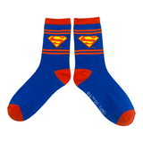 DC Comic - Superman 4 Crew Pack Socks Shoe Size 9 - 12