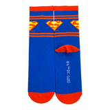 DC Comic - Superman 4 Crew Pack Socks Shoe Size 9 - 12