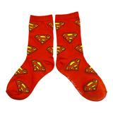DC Comic - Superman 4 Crew Pack Socks Shoe Size 9 - 12