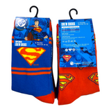 DC Comic - Superman 4 Crew Pack Socks Shoe Size 9 - 12