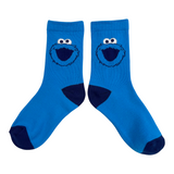 Sesame Street - Elmo & Cookies Monster 4 Crew Pack Socks Shoe Size 5 - 8