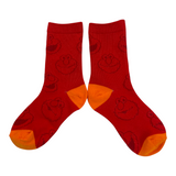 Sesame Street - Elmo & Cookies Monster 4 Crew Pack Socks Shoe Size 5 - 8