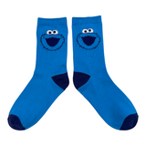 Sesame Street - Elmo & Cookies Monster 4 Crew Pack Socks Shoe Size 9 - 12