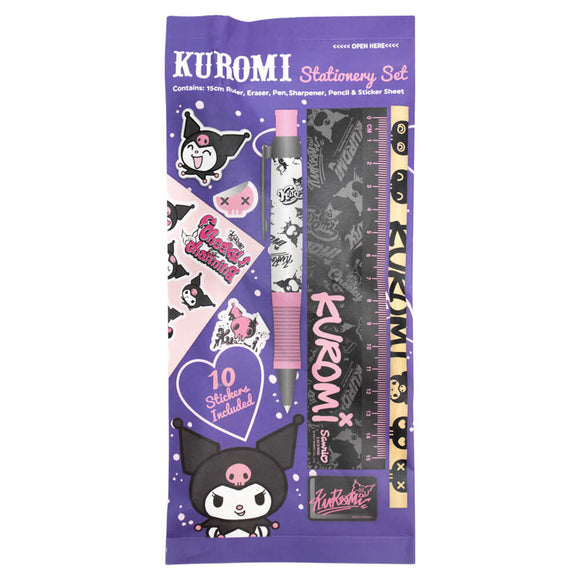 Sanrio Hello Kitty & Friends - Kuromi Stationery Set