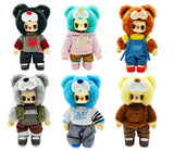 Rebel Bear Plush Moveable Street Series Blind Box Assorted