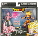 Dragon Ball Super Dragon Stars Super Saiyan 3 Goku vs. Majin Buu Final Battle Pack Action Figure