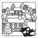 Hello Kitty and Friends - Christmas Cosy Colouring Book
