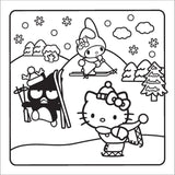 Hello Kitty and Friends - Christmas Cosy Colouring Book