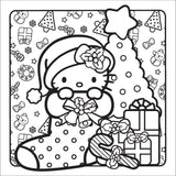 Hello Kitty and Friends - Christmas Cosy Colouring Book