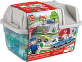 Hape - City Train Bucket Set