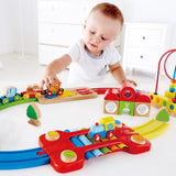 Hape - Rainbow Puzzle Railway