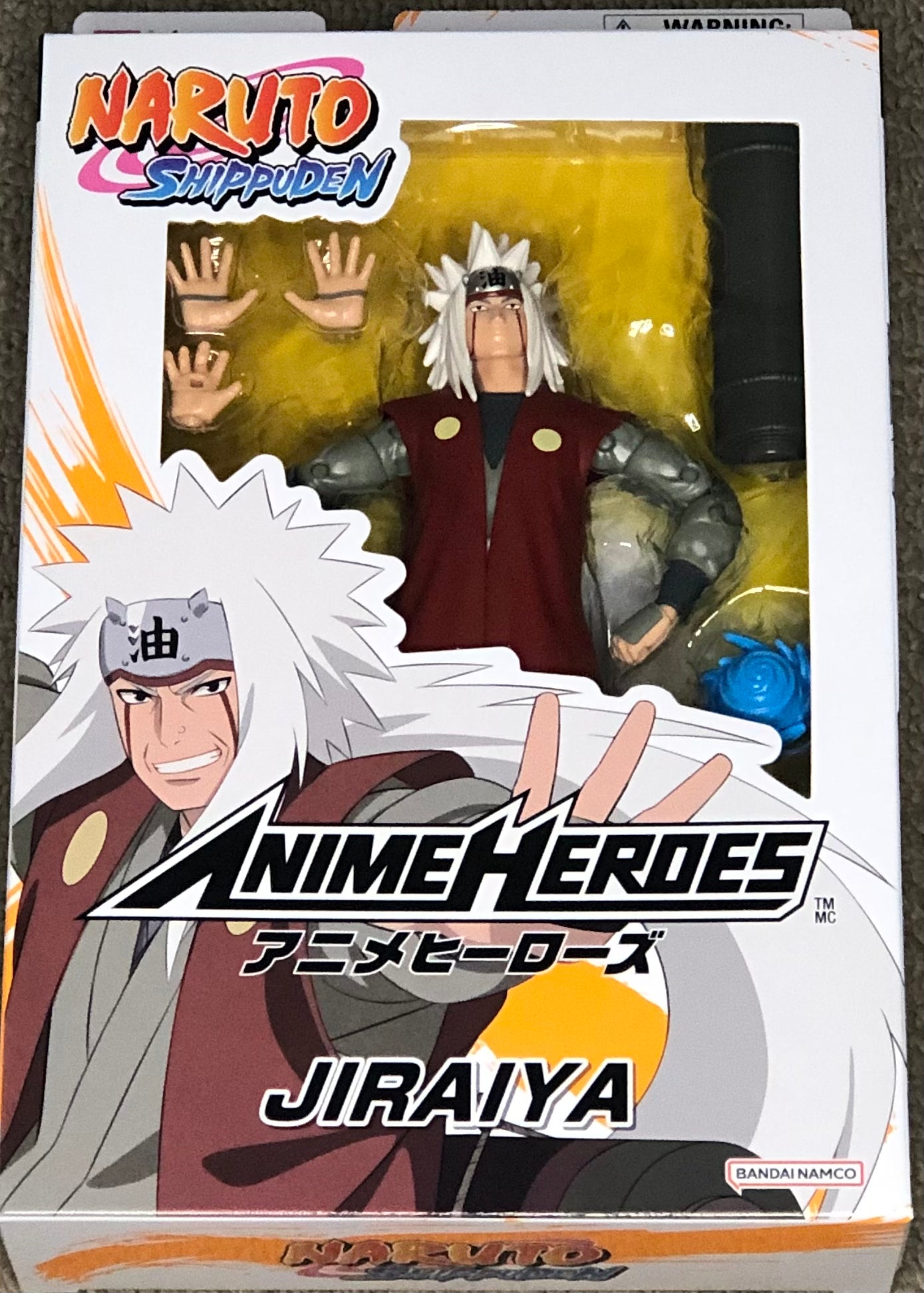 Naruto: Shippuden Anime Heroes Jiraiya Action Figure – Toyz Anime