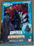 Bandai Godzilla Rampage Series - Godzilla (2003) 6 inch Action Figure