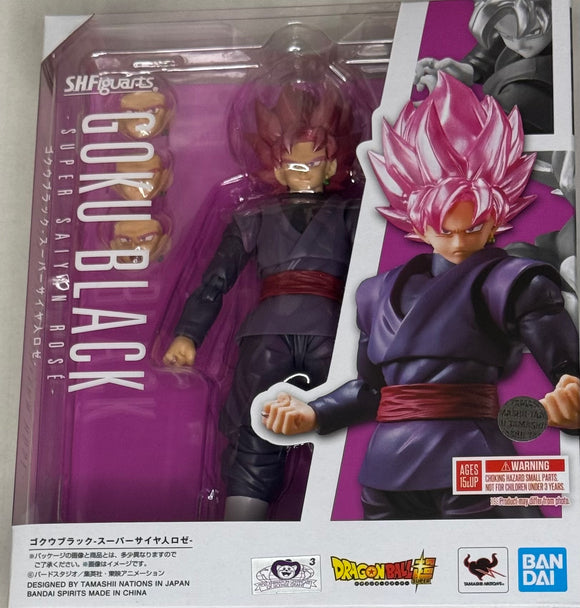 Dragon Ball Super S.H.Figuarts Goku Black Super Saiyan Rose Action Figure (Reissue)