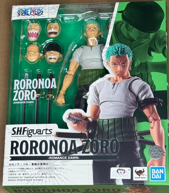 One Piece S.H.Figuarts Roronoa Zoro (Romance Dawn) Action Figure