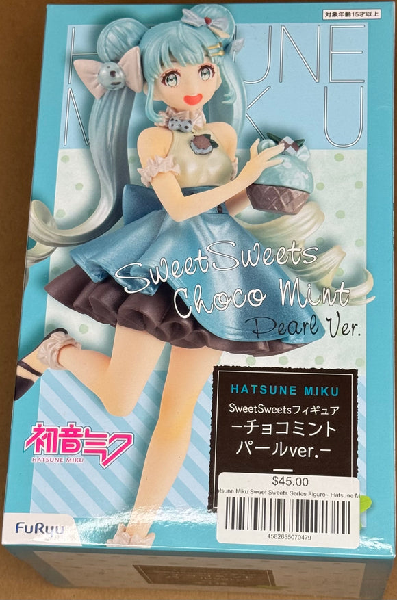 Vocaloid Sweet Sweets Series Hatsune Miku Choc Mint (Pearl Ver.) Figure