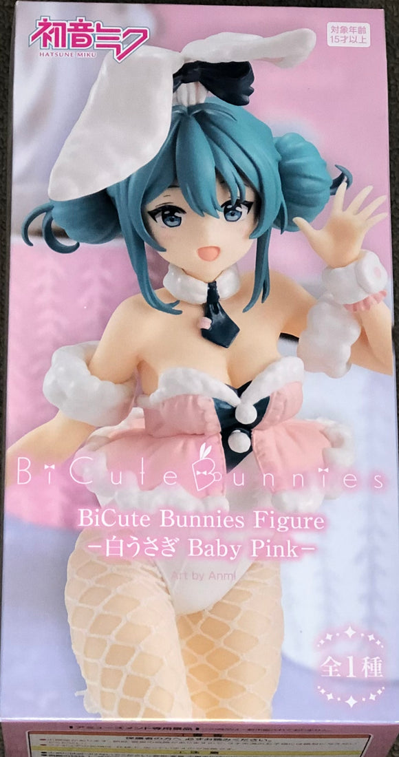 Vocaloid BiCute Bunnies Hatsune Miku White Rabbit (Baby Pink Ver.) Figure