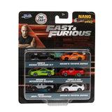 Jada - Fast & Furious Series Nano Hollywood Rides 6-Pack Wave 3A Diecast Vehicle