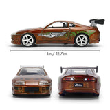 Jada - Fast & Furious Series Brian's Toyota Supra (Color Brush Finish)1:32 Scale Diecast Vehicle