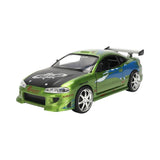 Jada - Fast & Furious Series Brian’s 1995 Mitsubishi Eclipse (Color Brush Finish) 1:24 Scale Diecast Vehicle