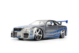 Jada - Fast & Furious Series Brian’s 2002 Nissan Skyline GT-R (BNR34) 1:24 Scale Diecast Vehicle