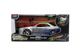 Jada - Fast & Furious Series Brian’s 2002 Nissan Skyline GT-R (BNR34) 1:24 Scale Diecast Vehicle