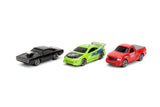 Jada -  Nano Hollywood Rides Series Fast & Furious 3-Pack Diecast Vehicle