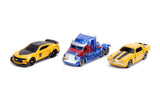 Jada -  Nano Hollywood Rides Series Wave C 3-Pack Diecast Vehicle