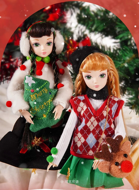 Kurhn Studio Work Series - Christmas Style doll