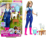 Barbie 65th Anniversary Careers Series Livestock Veterinarian Doll Playset
