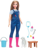 Barbie 65th Anniversary Careers Series Livestock Veterinarian Doll Playset