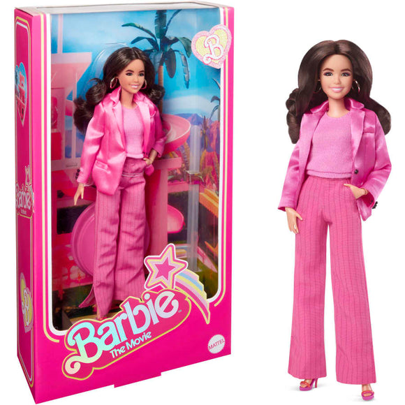 Barbie the Movie Gloria Wearing Pink Power Pantsuit Doll