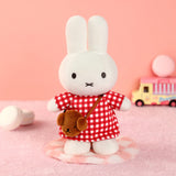 Miffy Checkered Dress with Snuffy Bag 24 CM Plush