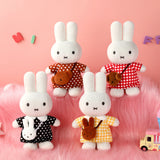 Miffy Checkered Dress with Snuffy Bag 24 CM Plush