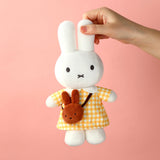 Miffy Yellow Checkered Dress with Melanie Bag 24 CM Plush