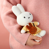 Miffy Yellow Checkered Dress with Melanie Bag 24 CM Plush