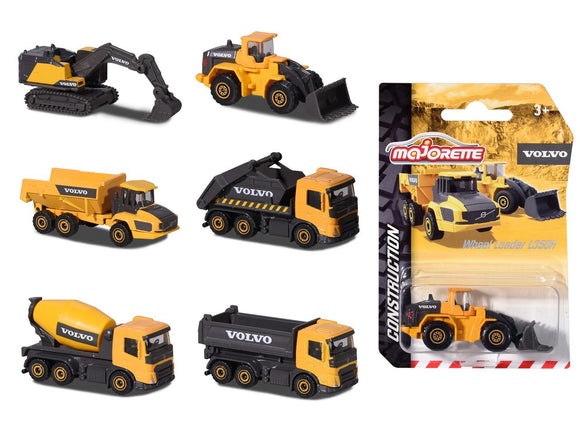 Majorette Construction - Volvo Edition Assorted