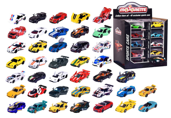 Majorette -  Sports Cars with Display Box Assorted