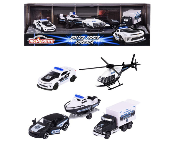 Majorette - Police Force 4 pieces Gift Pack